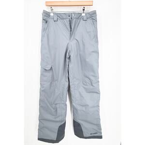 Columbia Youth Bugaboo II Snow Pants Gray XL Omni-Tech Waterproof Insulated NWOT